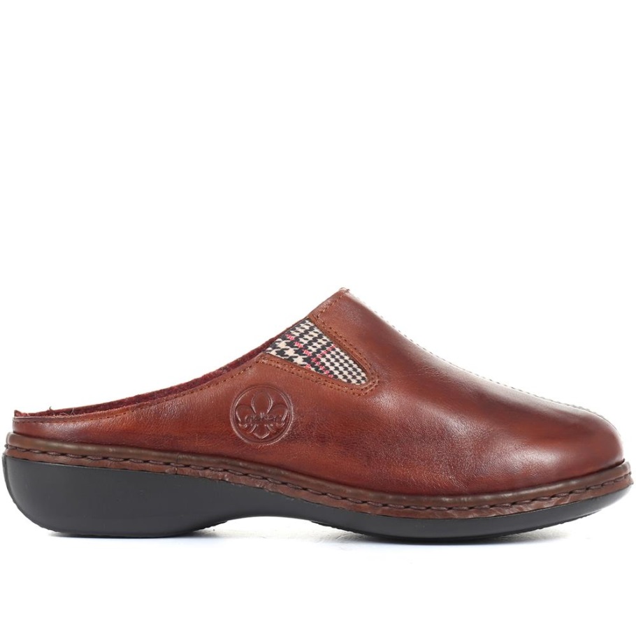 Rieker Barna Bőr öszvér Papucs