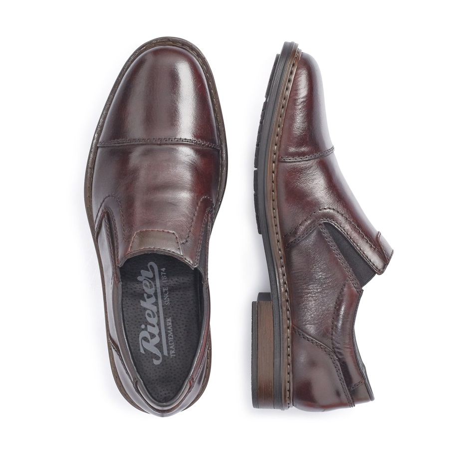 Rieker 17659 Férfi Dustin Violet Rouge