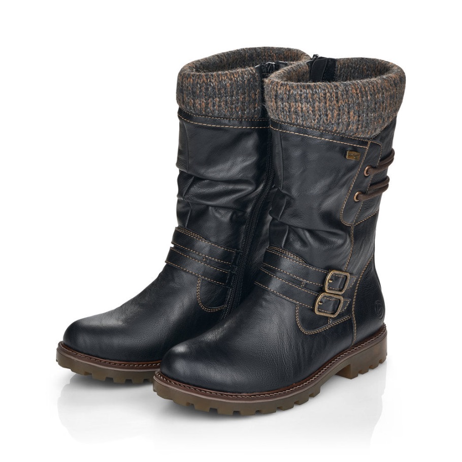 Rieker Fekete D8478 Szamira