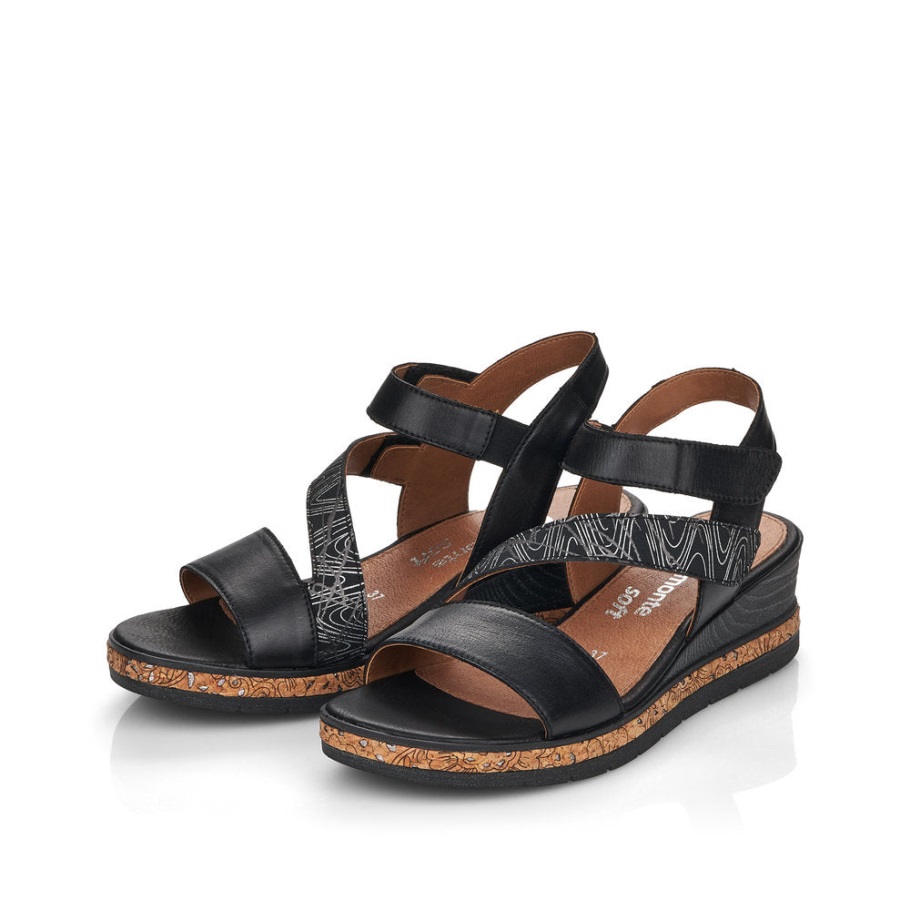 Rieker D3054 Jerilyn Fekete