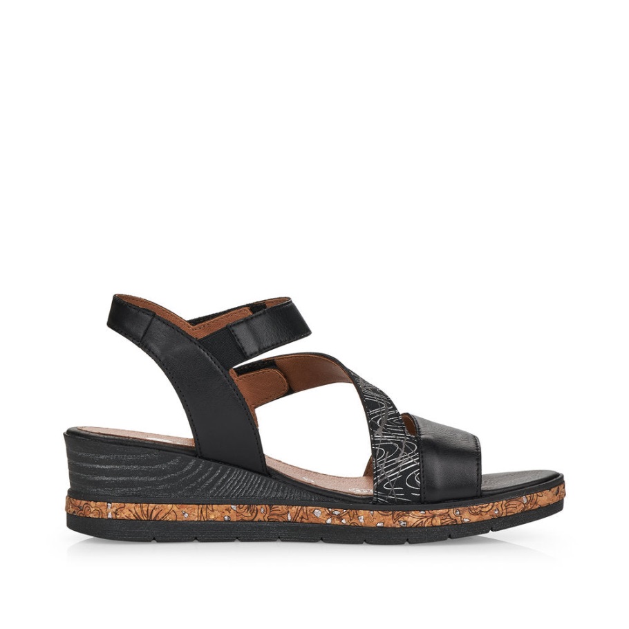 Rieker D3054 Jerilyn Fekete
