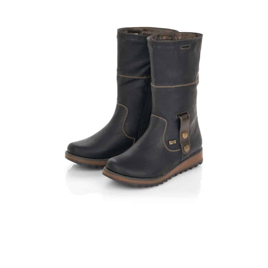 Rieker Remonte |d8874-01 Fekete