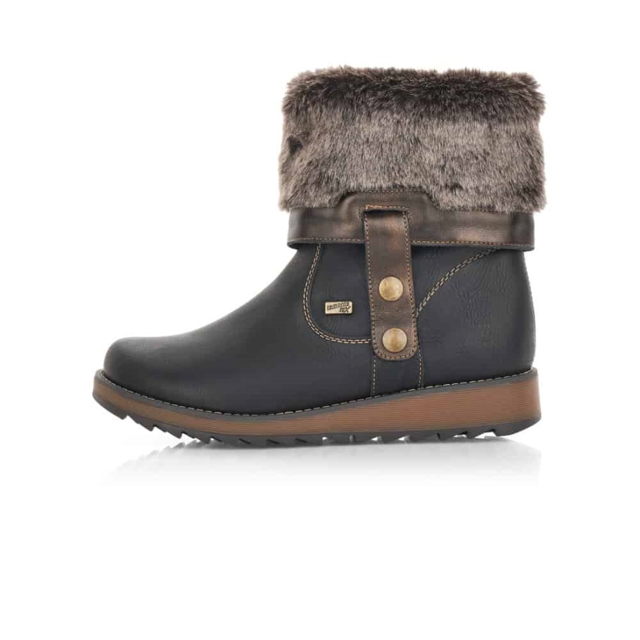 Rieker Remonte |d8874-01 Fekete