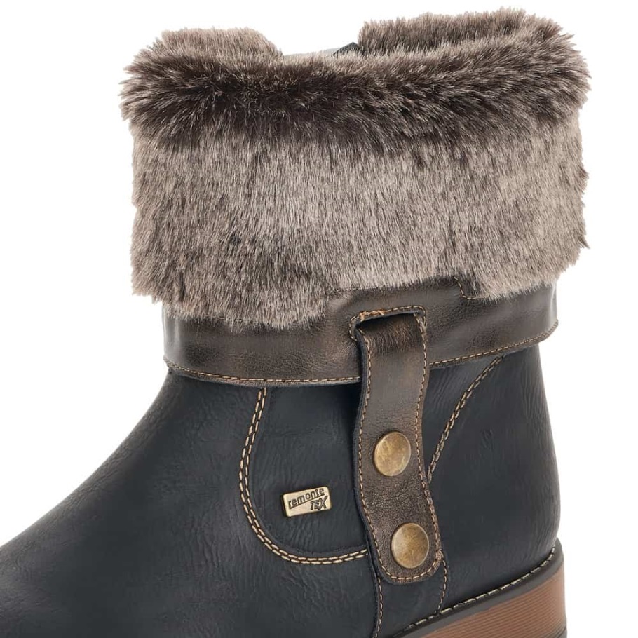 Rieker Remonte |d8874-01 Fekete