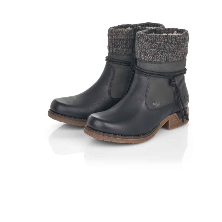 Rieker |79688-00 Fekete