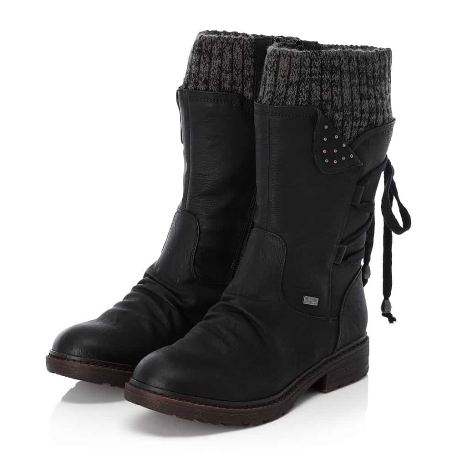 Rieker |94773-00 Fekete