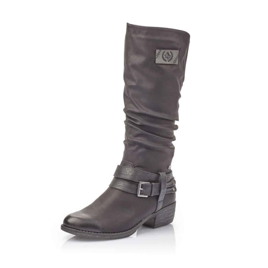 Rieker |93158-00 Fekete