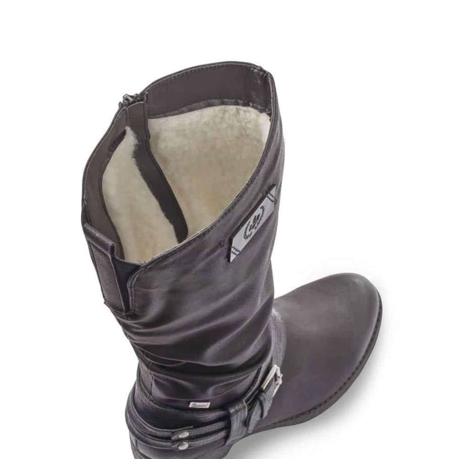Rieker |93158-00 Fekete