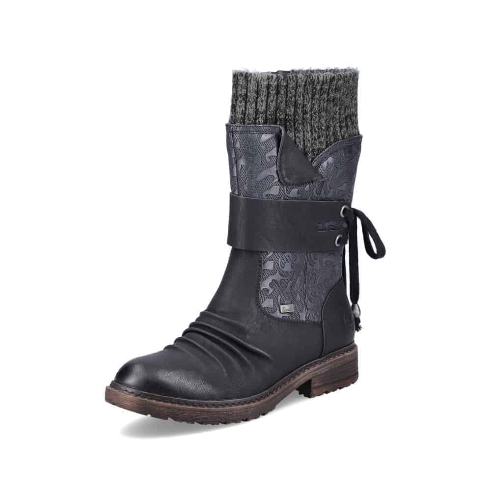 Rieker |94783-00 Fekete