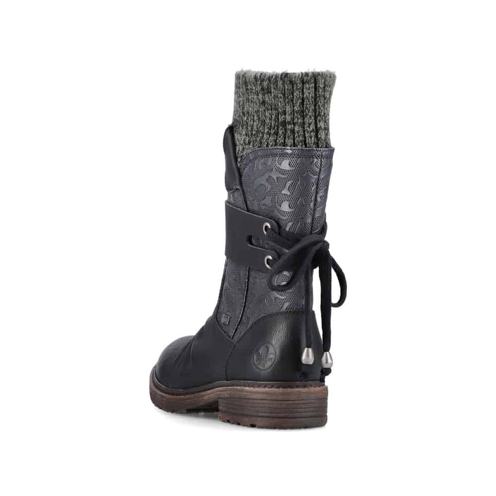 Rieker |94783-00 Fekete