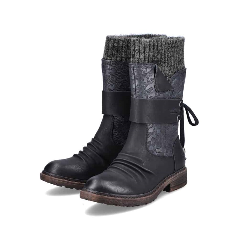 Rieker |94783-00 Fekete