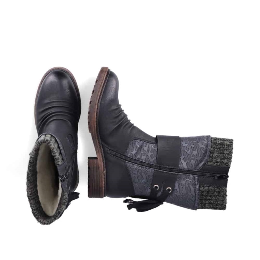 Rieker |94783-00 Fekete